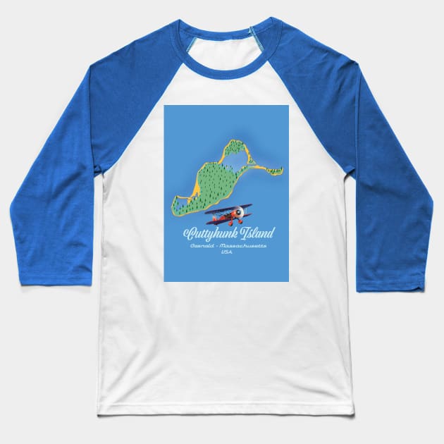 Cuttyhunk Island Gosnold, Massachusetts Baseball T-Shirt by nickemporium1